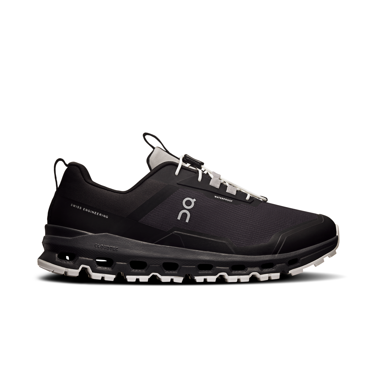 On Running Kids' Cloudhero Waterproof Shoes - Magnet / Black