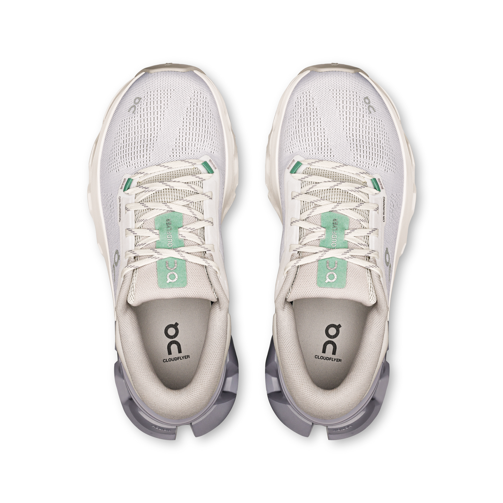 On Running Women's Cloudflyer 5 Shoes - White / Lilac - Shopsportive