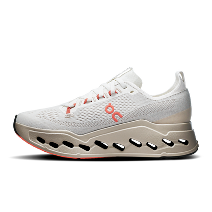 On Running Women's Cloudsurfer Max Shoes - Ivory / Salmon - Shopsportive