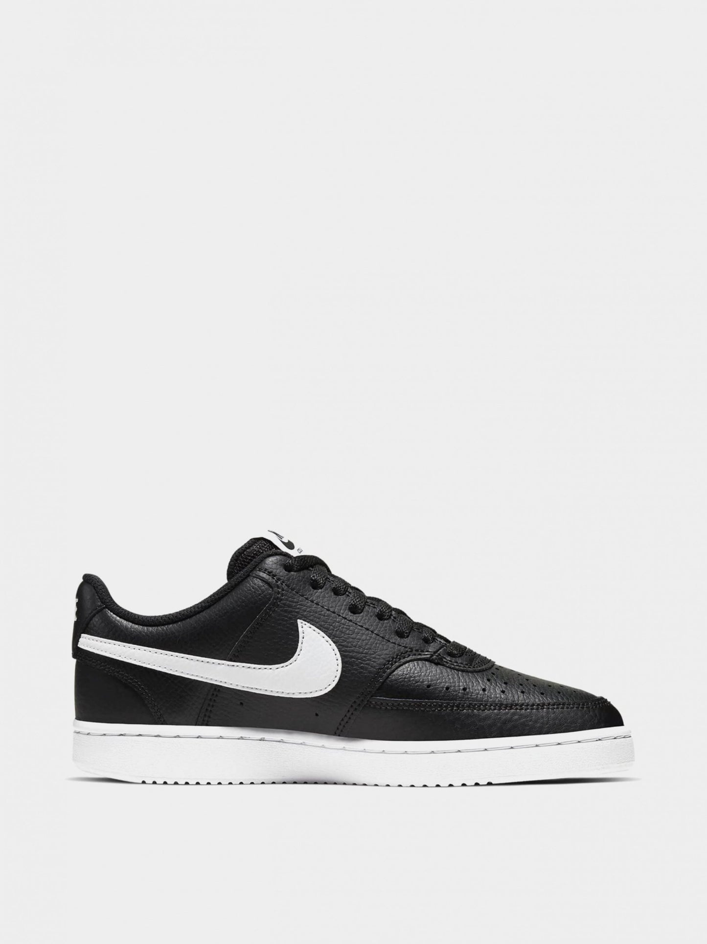 Nike Women's Court Vision Low Shoes - Black / White