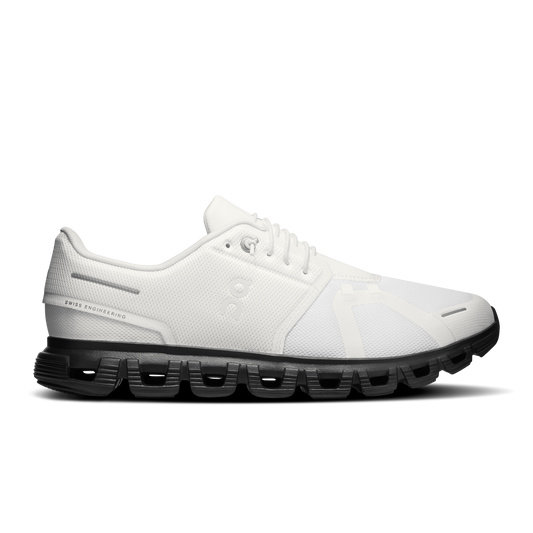On Running Men's Cloud 6 Shoes - White / Black - Shopsportive