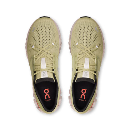 On Running Men's Cloud X 4 Shoes - Caper / Salmon - Shopsportive