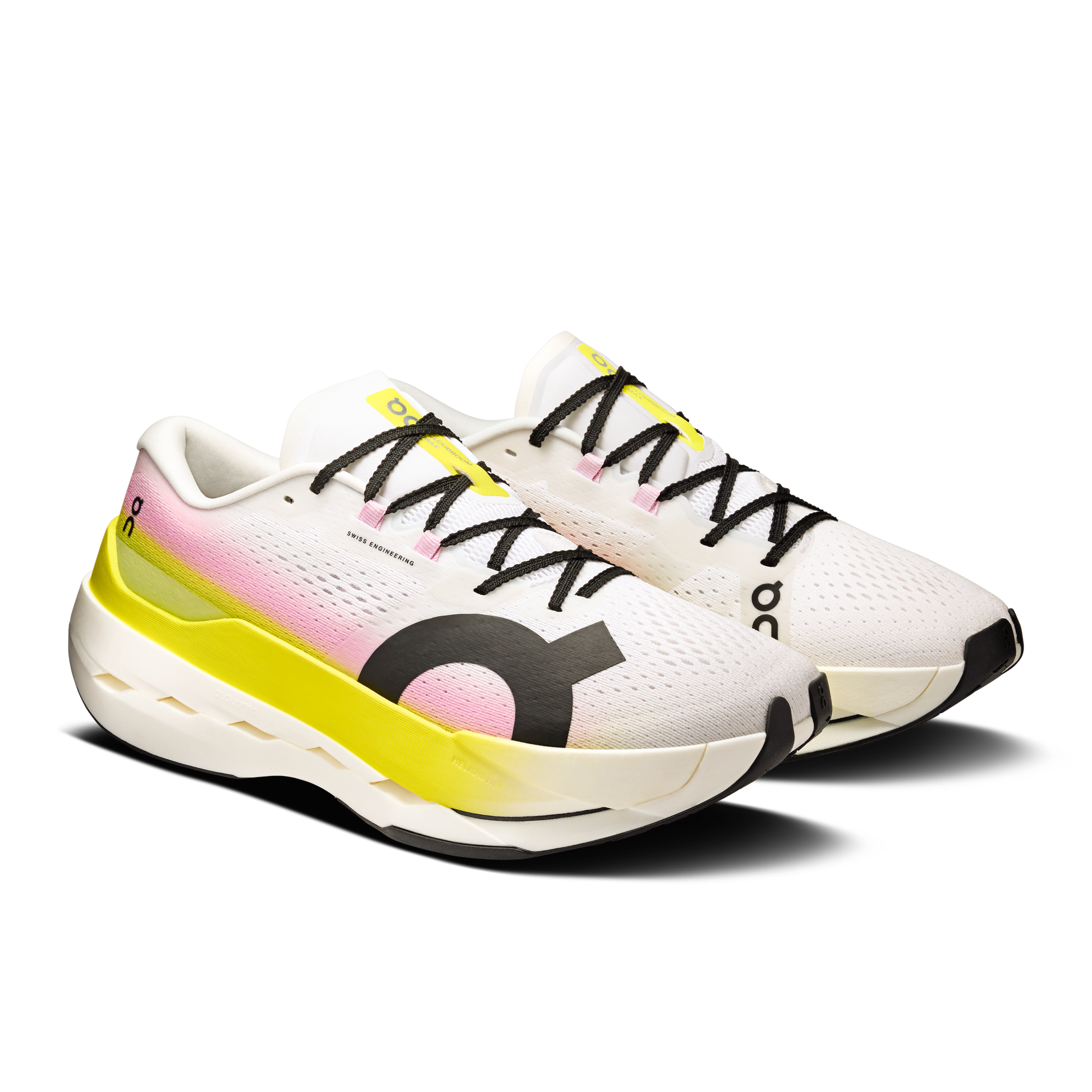 On Running Men's Cloudboom Max Shoes - Lime / Raspberry - Shopsportive