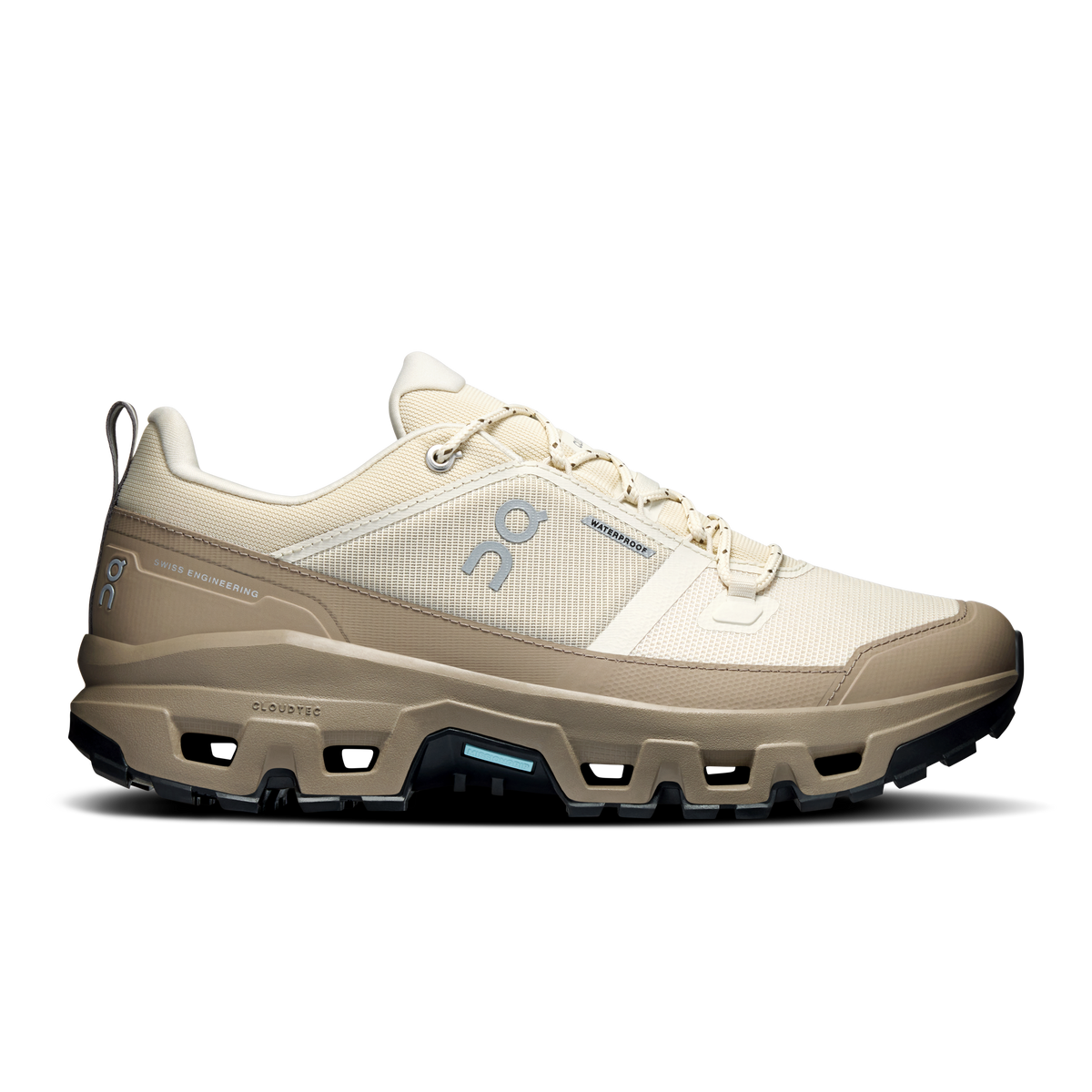 On Running Men's Cloudrock Low Waterproof Shoes - Grain / Soba - Shopsportive