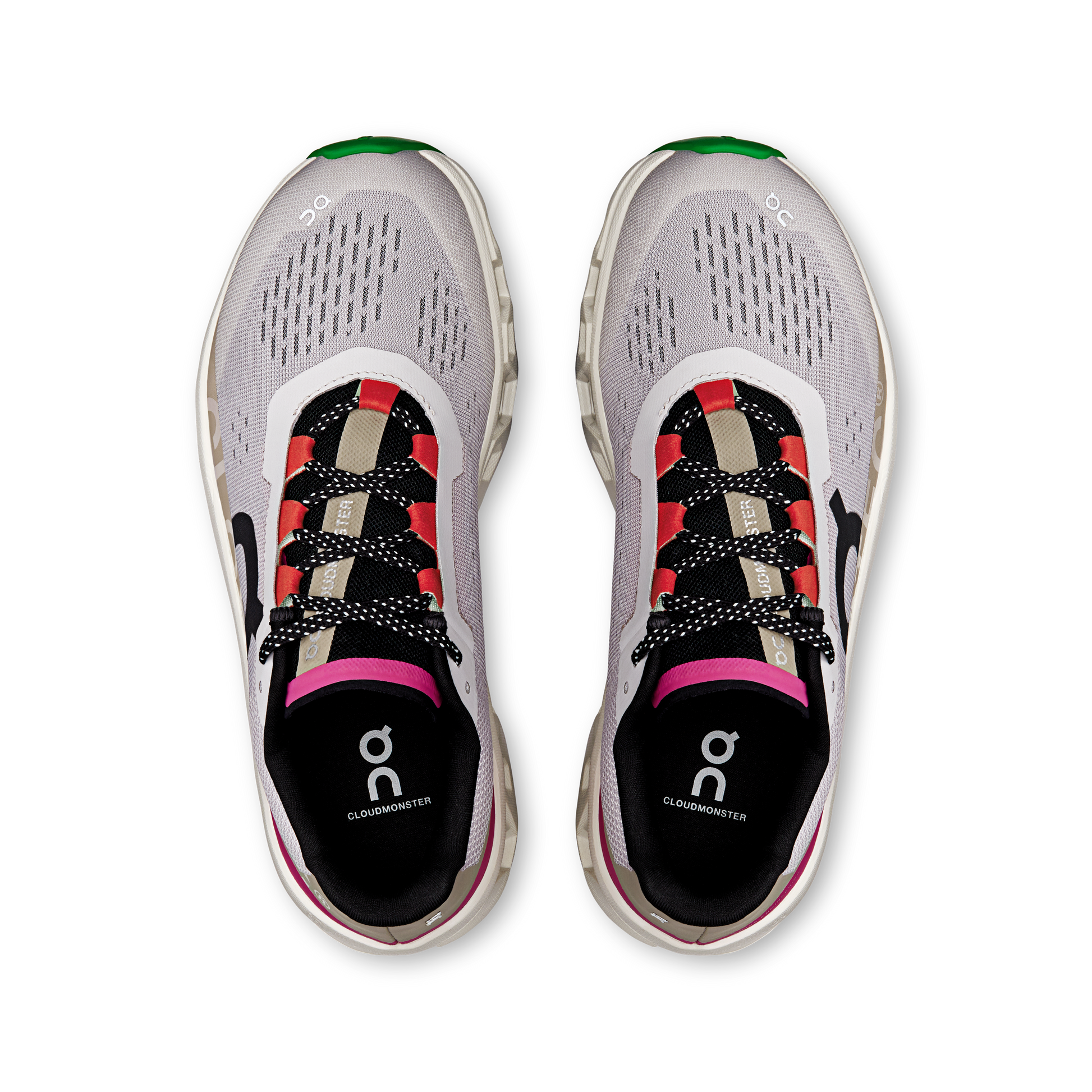 On Running Women's Cloudmonster Shoes - Silver / Ivory - Shopsportive
