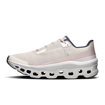 On Running Women's Cloudmonster Void Shoes - Ivory / Wolf - Shopsportive