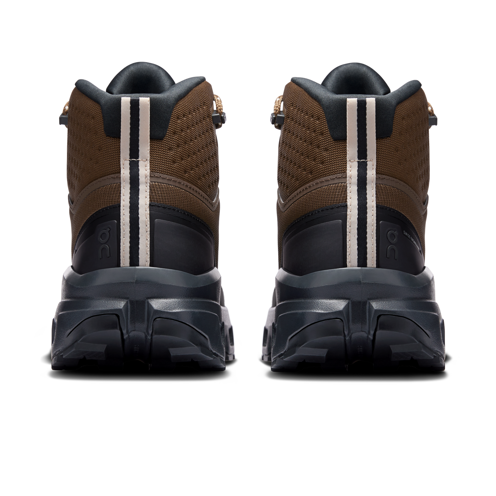 On Running Men's Cloudrock Mid Waterproof Shoes - Earth / Black - Shopsportive