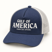 Fishin' Day Apparel Gulf of America Trucker Cap - Navy / White