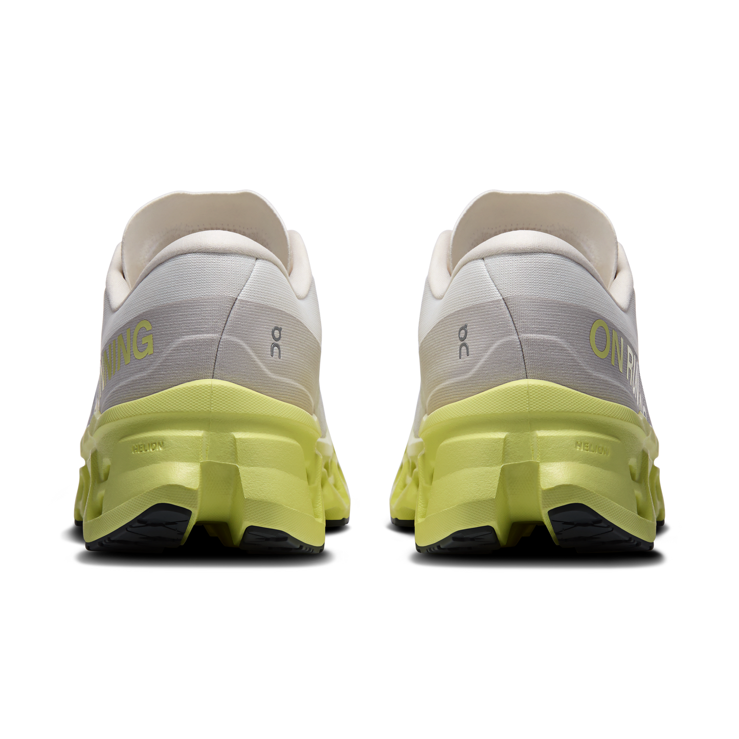 On Running Men's Cloudmonster 3 Shoes - Ivory / Limelight - Shopsportive