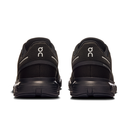 On Running Women's Cloud 6 Wide Shoes - Black / Black - Shopsportive