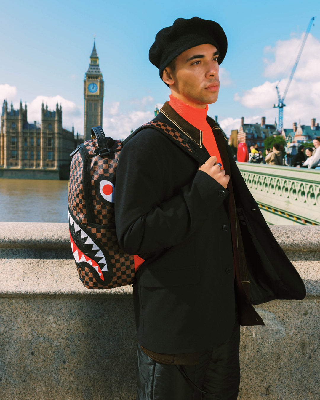 Sprayground The Private Jet Shark Club Backpack Bag - Shopsportive