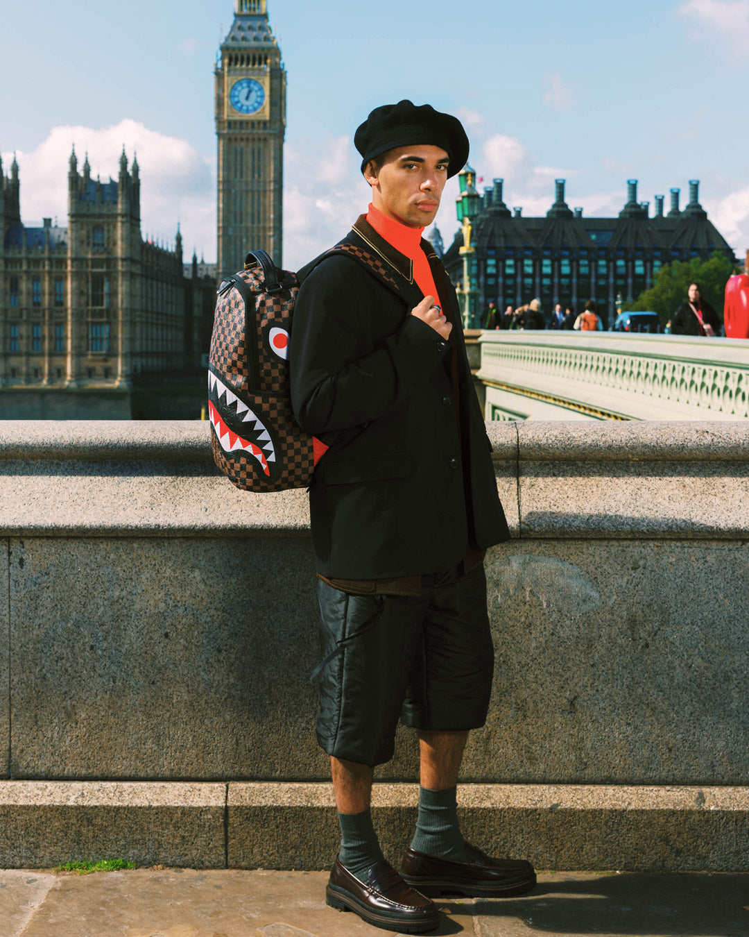 Sprayground The Private Jet Shark Club Backpack Bag - Shopsportive