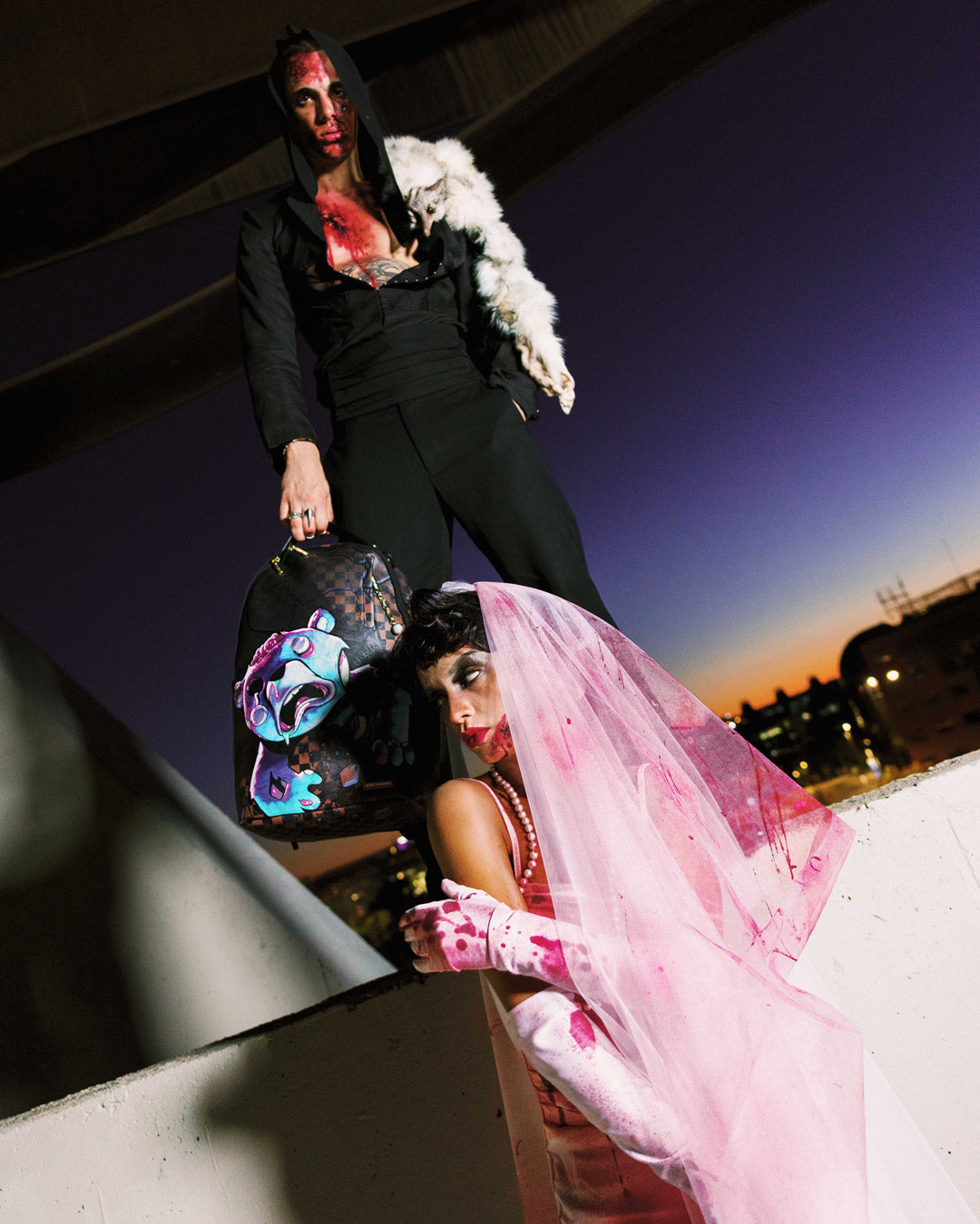 Sprayground Zombie Bear Brains Backpack Bag - Shopsportive