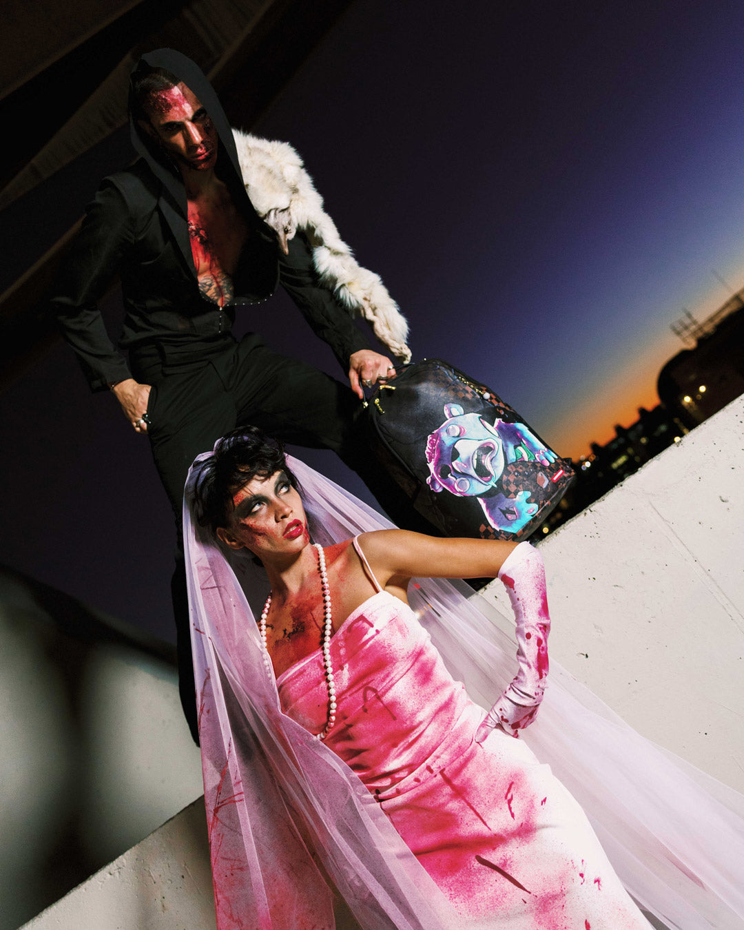 Sprayground Zombie Bear Brains Backpack Bag - Shopsportive