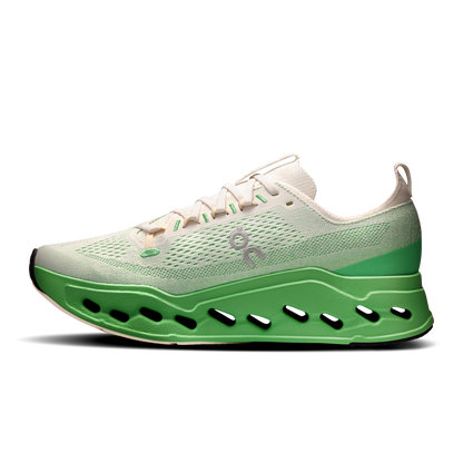 On Running Men's Cloudsurfer Max Shoes - Ivory / Honeydew - Shopsportive