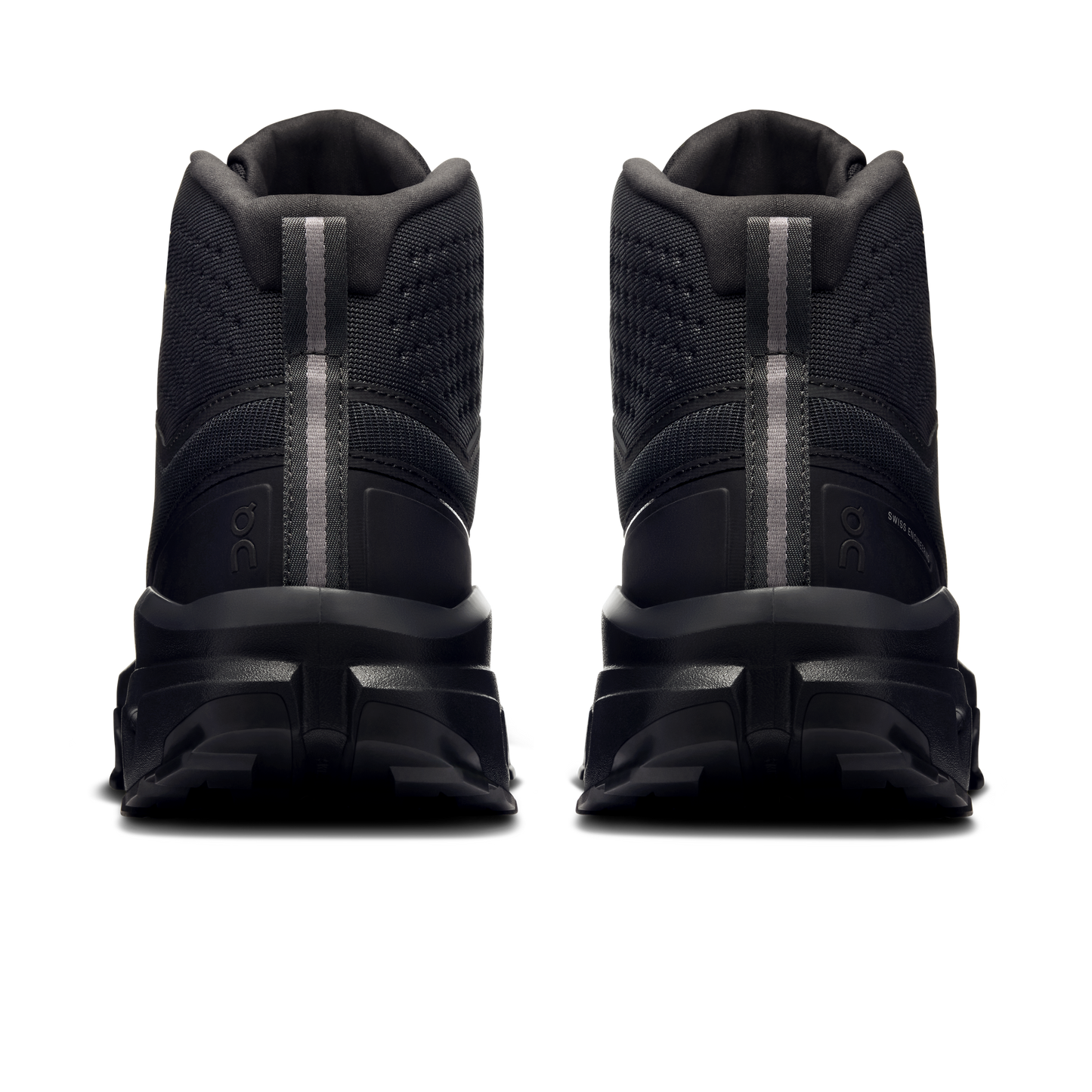 On Running Men's Cloudrock Mid Waterproof Shoes - Black / Black - Shopsportive