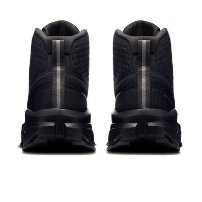 On Running Men's Cloudrock Mid Waterproof Shoes - Black / Black - Shopsportive