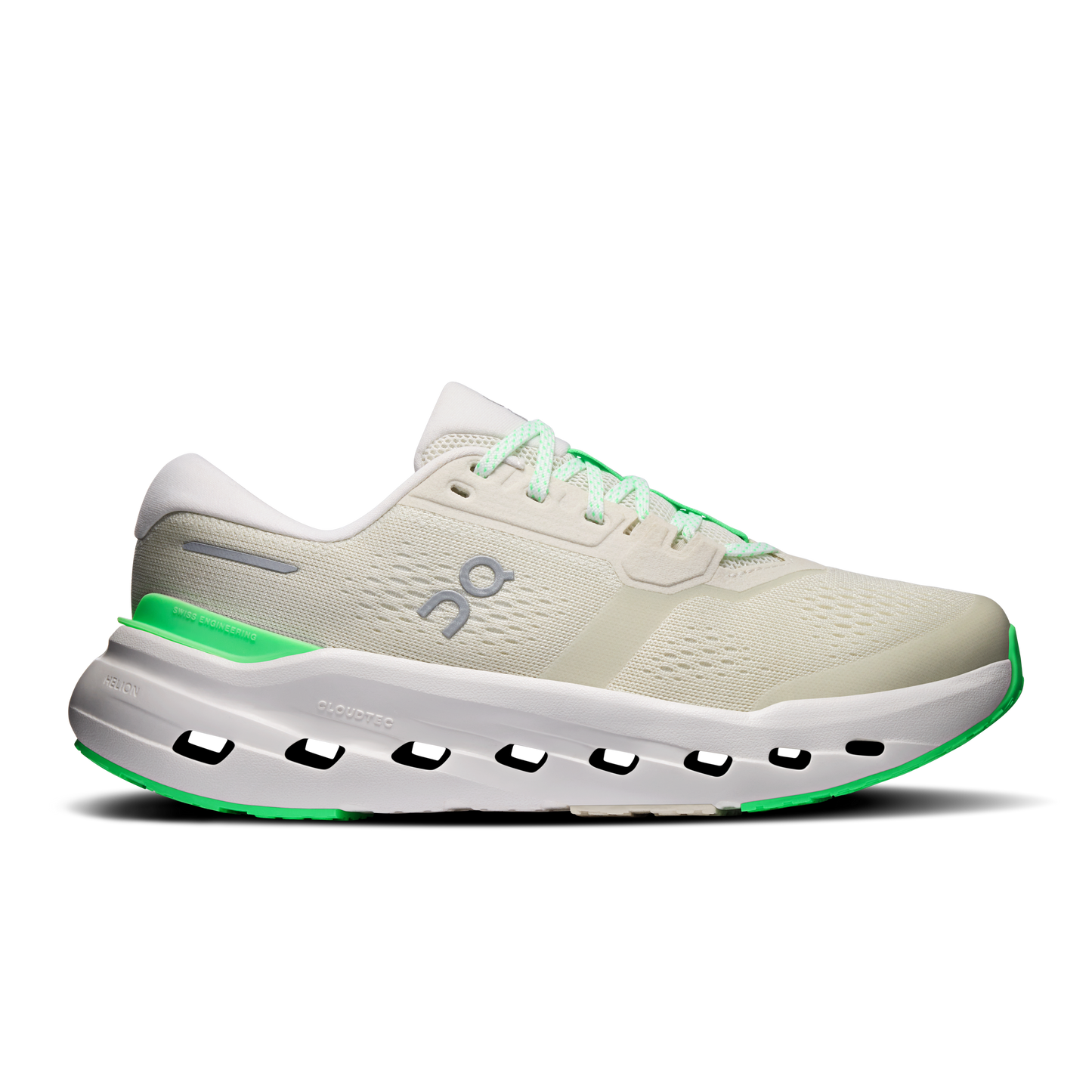On Running Women's Cloudrunner 3 Wide Shoes - Ghost / Verdite