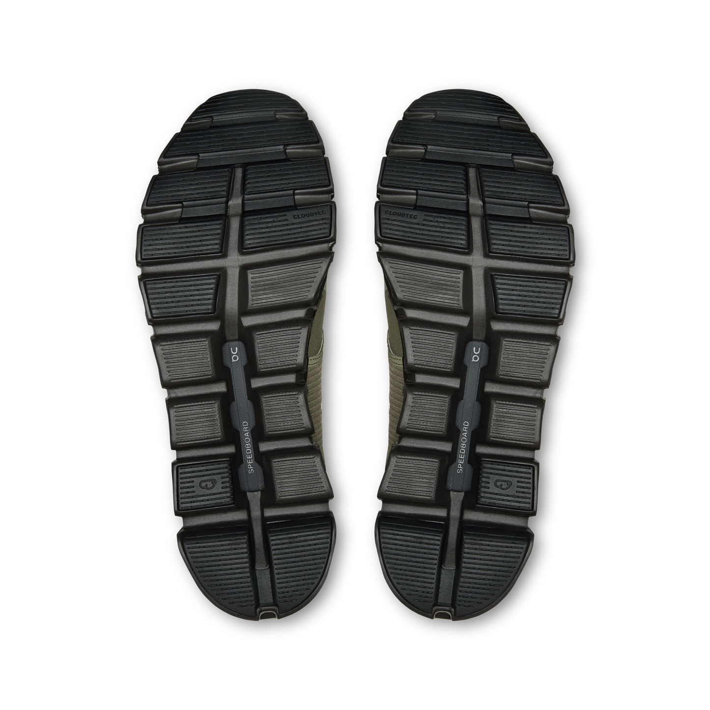 On Running Men's Cloud 6 Waterproof Shoes - Olive / Espresso
