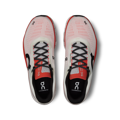 On Running Men's Cloudmonster 2 Shoes - White / Flame - Shopsportive