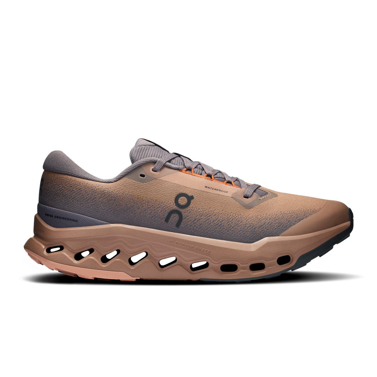 On Running Men's Cloudsurfer Trail 2 Waterproof Shoes - Portobello / Pebble - Shopsportive
