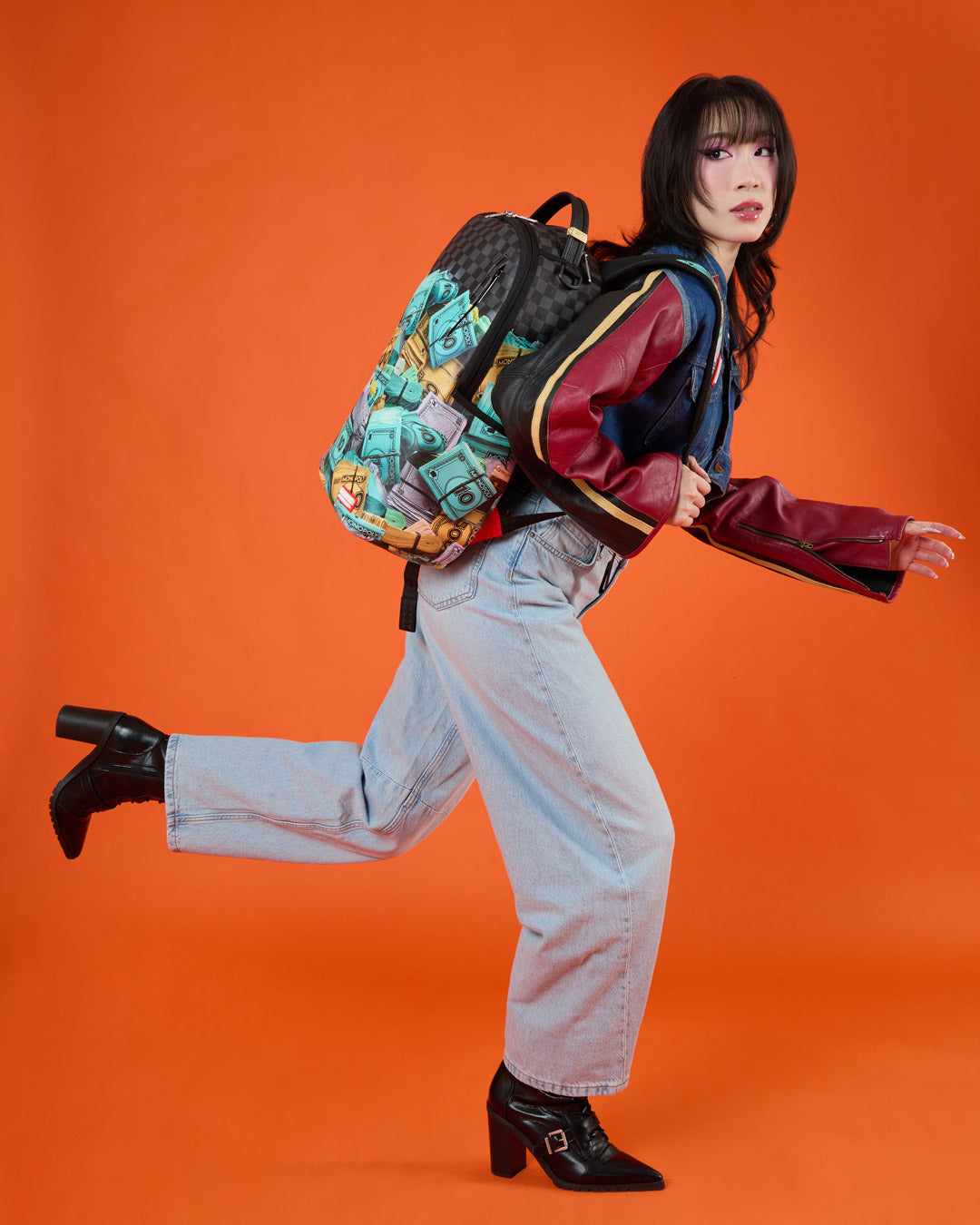 Sprayground Monopoly Stack Up Backpack Bag - Shopsportive