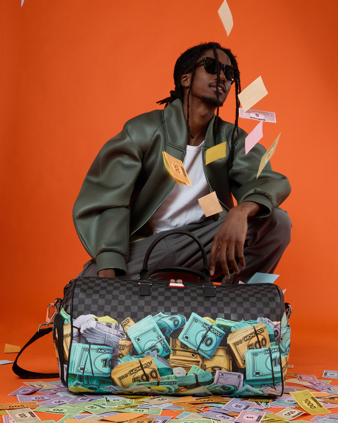 Sprayground Monopoly Stack Up Duffle Bag - Shopsportive