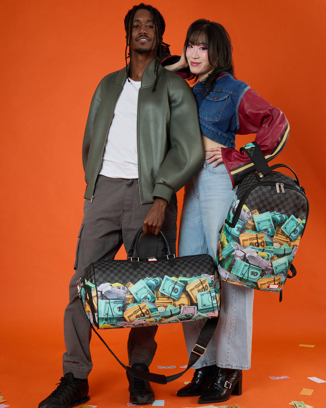Sprayground Monopoly Stack Up Duffle Bag - Shopsportive