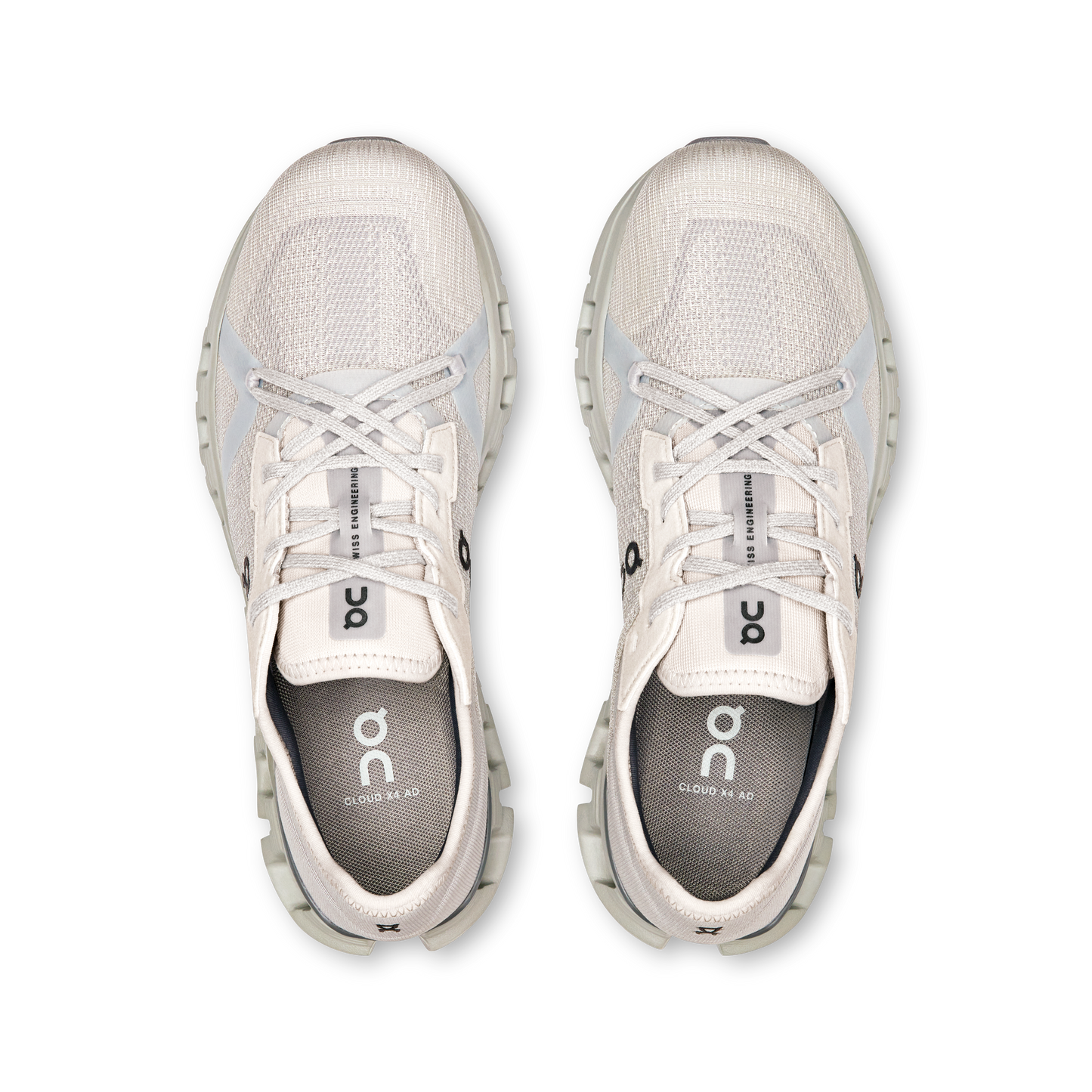 On Running Women's Cloud X 4 Ad Shoes - Wolf / Alloy - Shopsportive