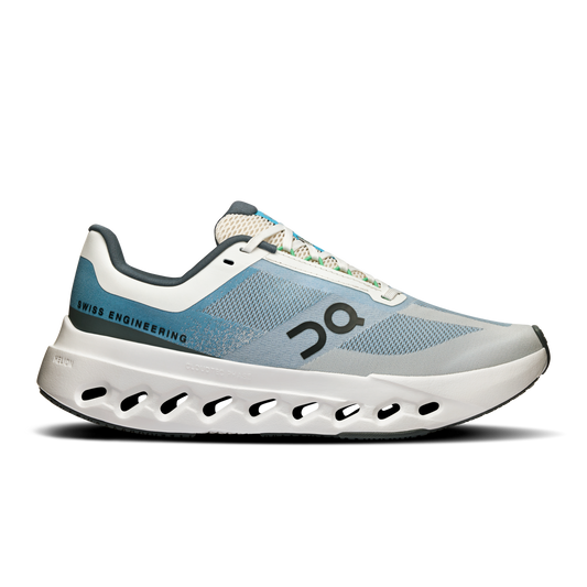 On Running Women's Cloudsurfer Next Wide Shoes - Niagara / White