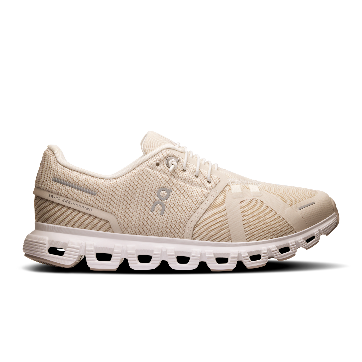 On Running Women's Cloud 6 Shoes - Pearl / White