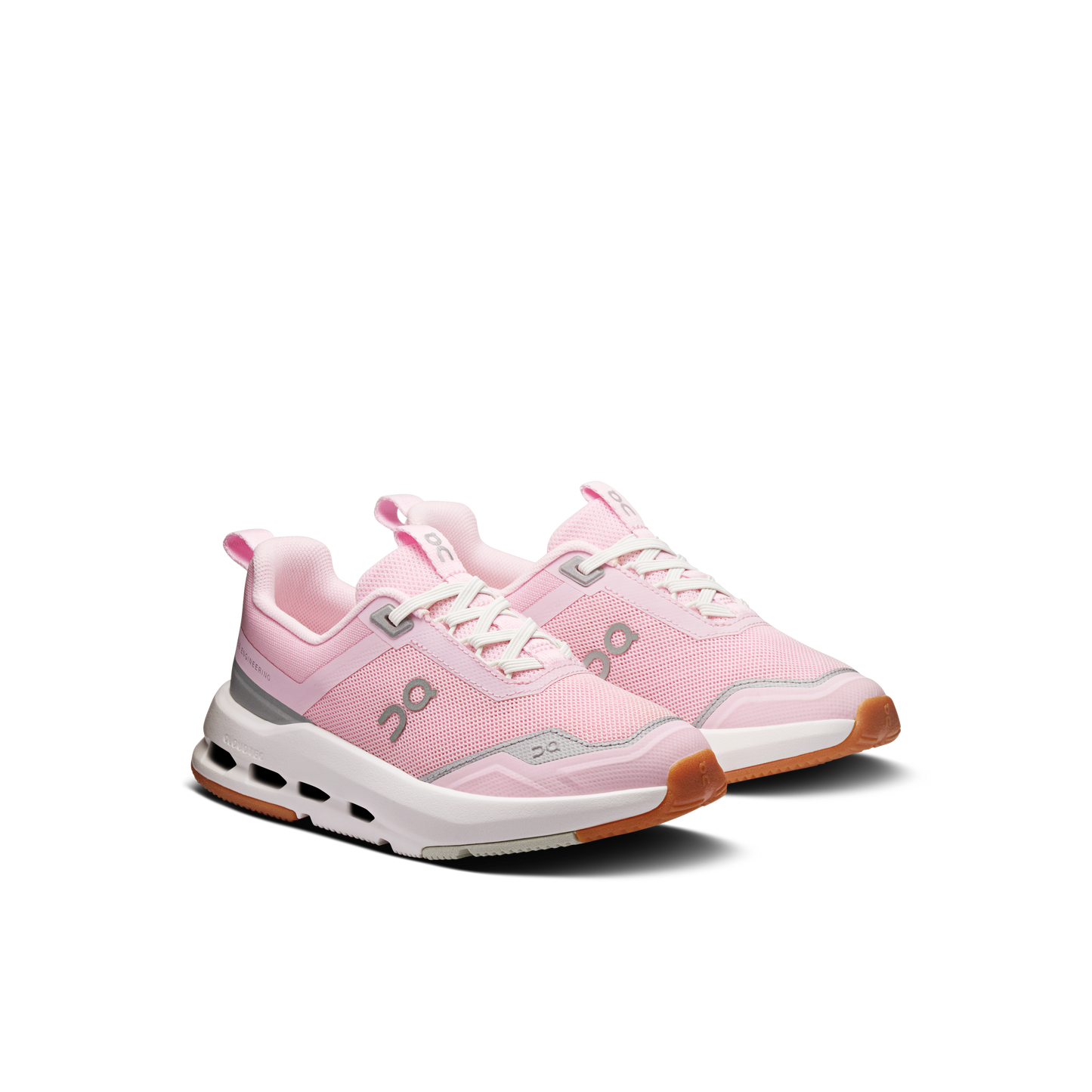 On Running Kids' Cloudnova Kids Shoes - Peony / Iceberg