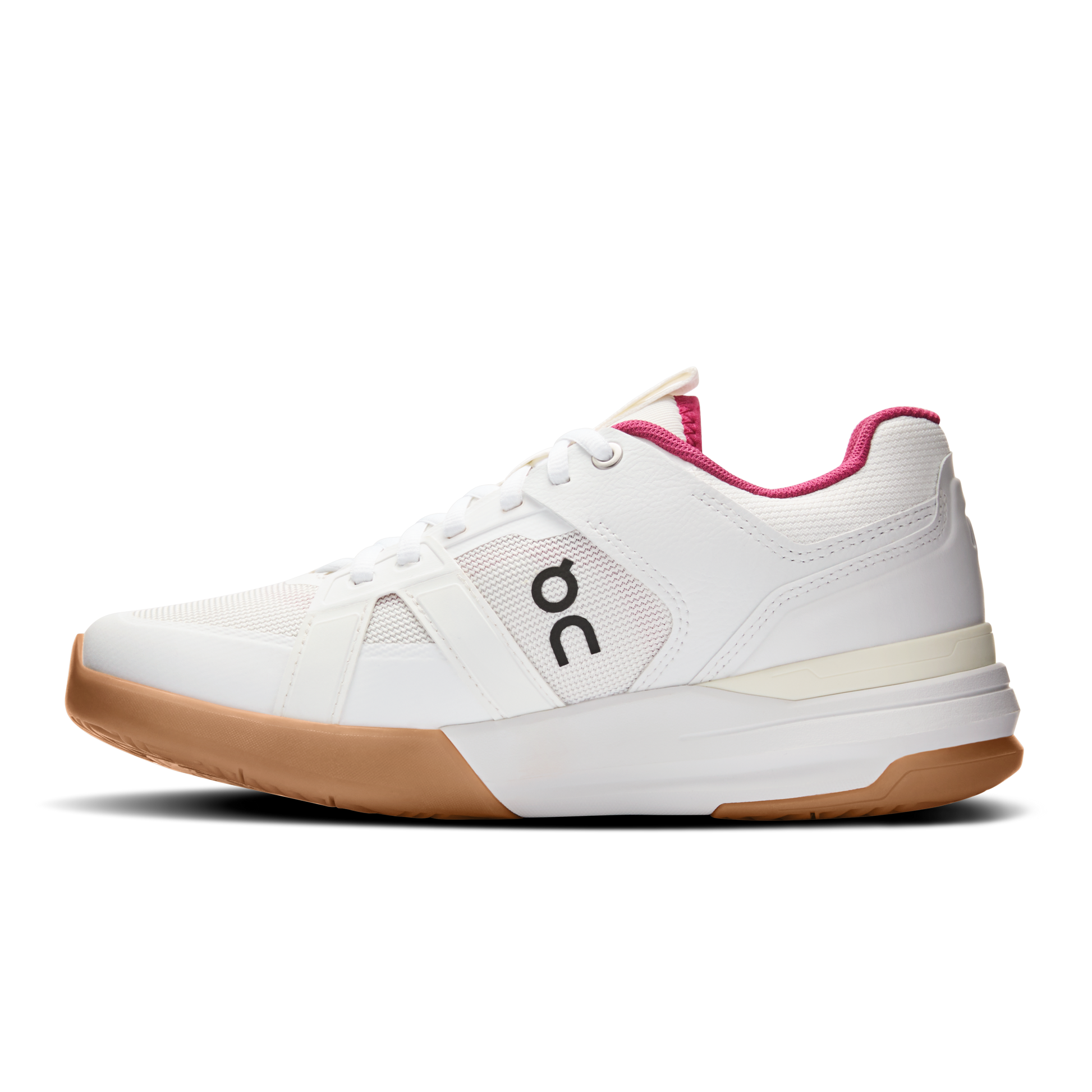 On Running Women's The Roger Clubhouse Pro Shoes - Ivory / Grenadine - Shopsportive