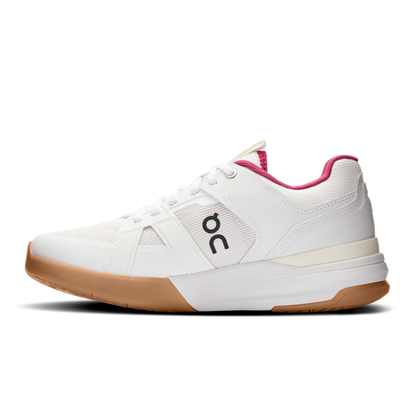 On Running Women's The Roger Clubhouse Pro Shoes - Ivory / Grenadine - Shopsportive