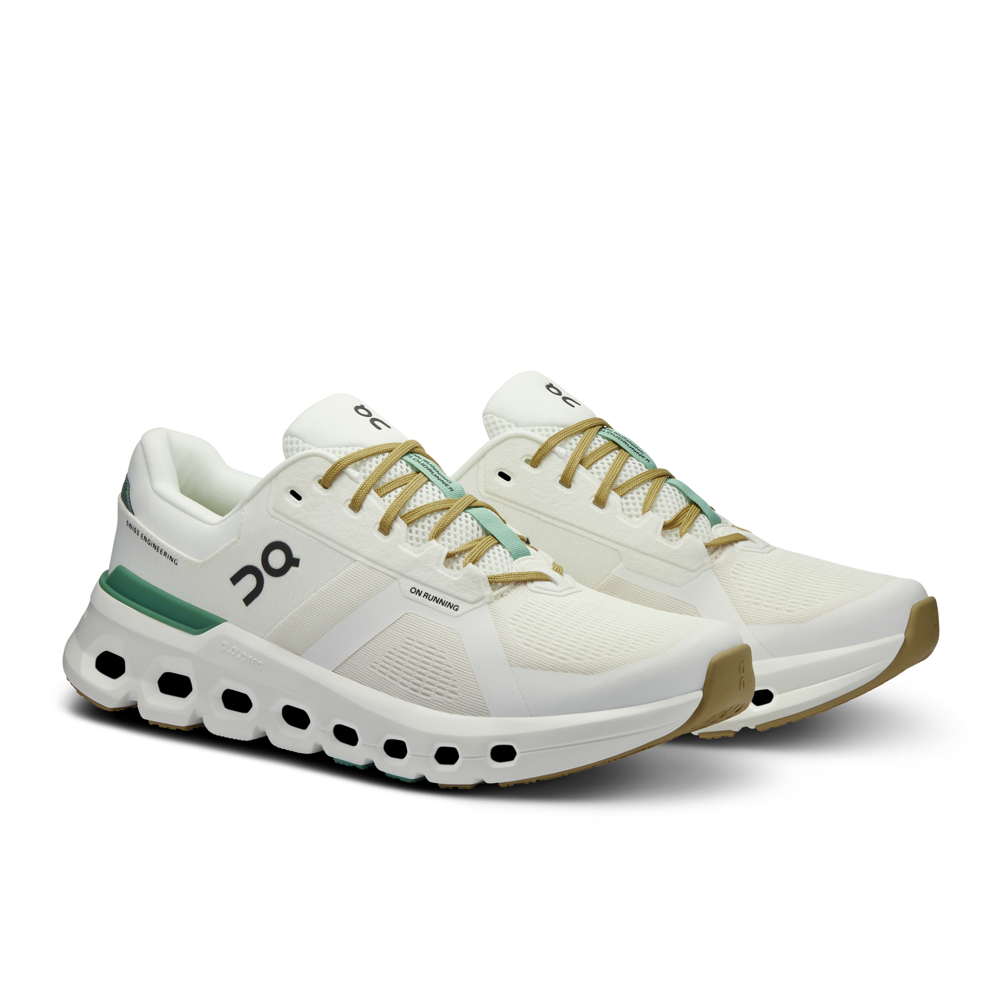 On Running Men's Cloudrunner 2 Shoes - White / Green - Shopsportive
