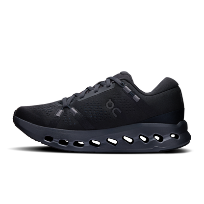On Running Women's Cloudsurfer 2 Wide Shoes - Black / Black - Shopsportive