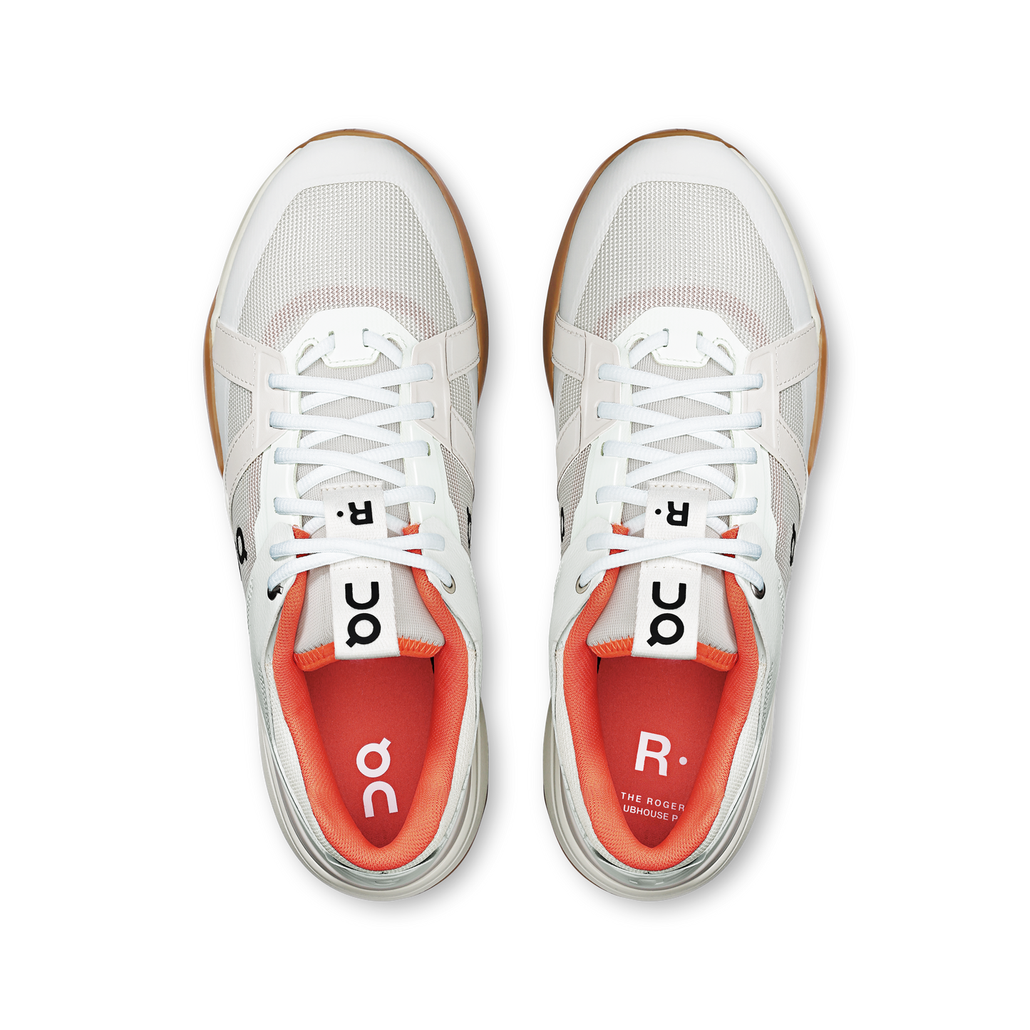 On Running Men's The Roger Clubhouse Pro Shoes - Ivory / Flame - Shopsportive