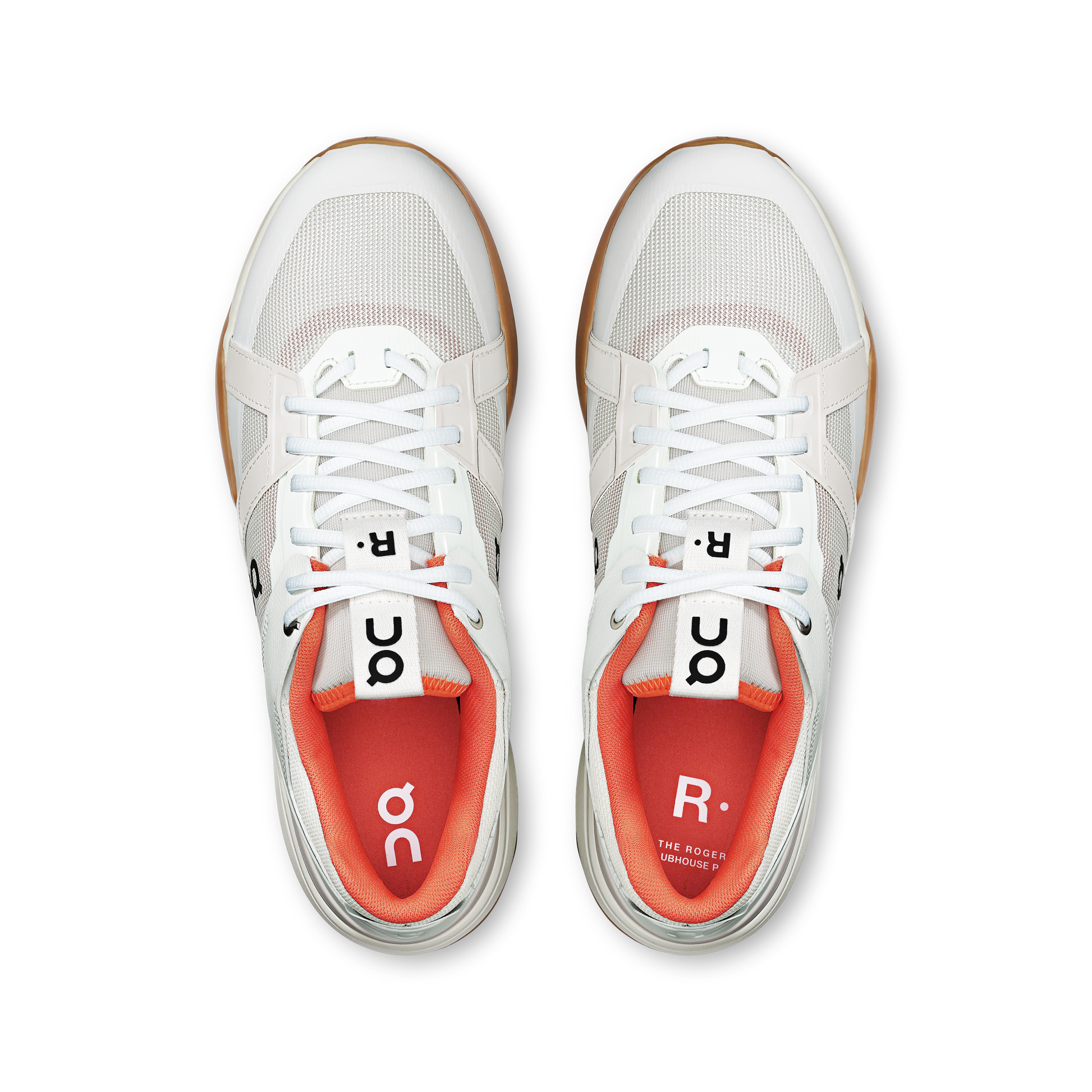 On Running Men's The Roger Clubhouse Pro Shoes - Ivory / Flame - Shopsportive