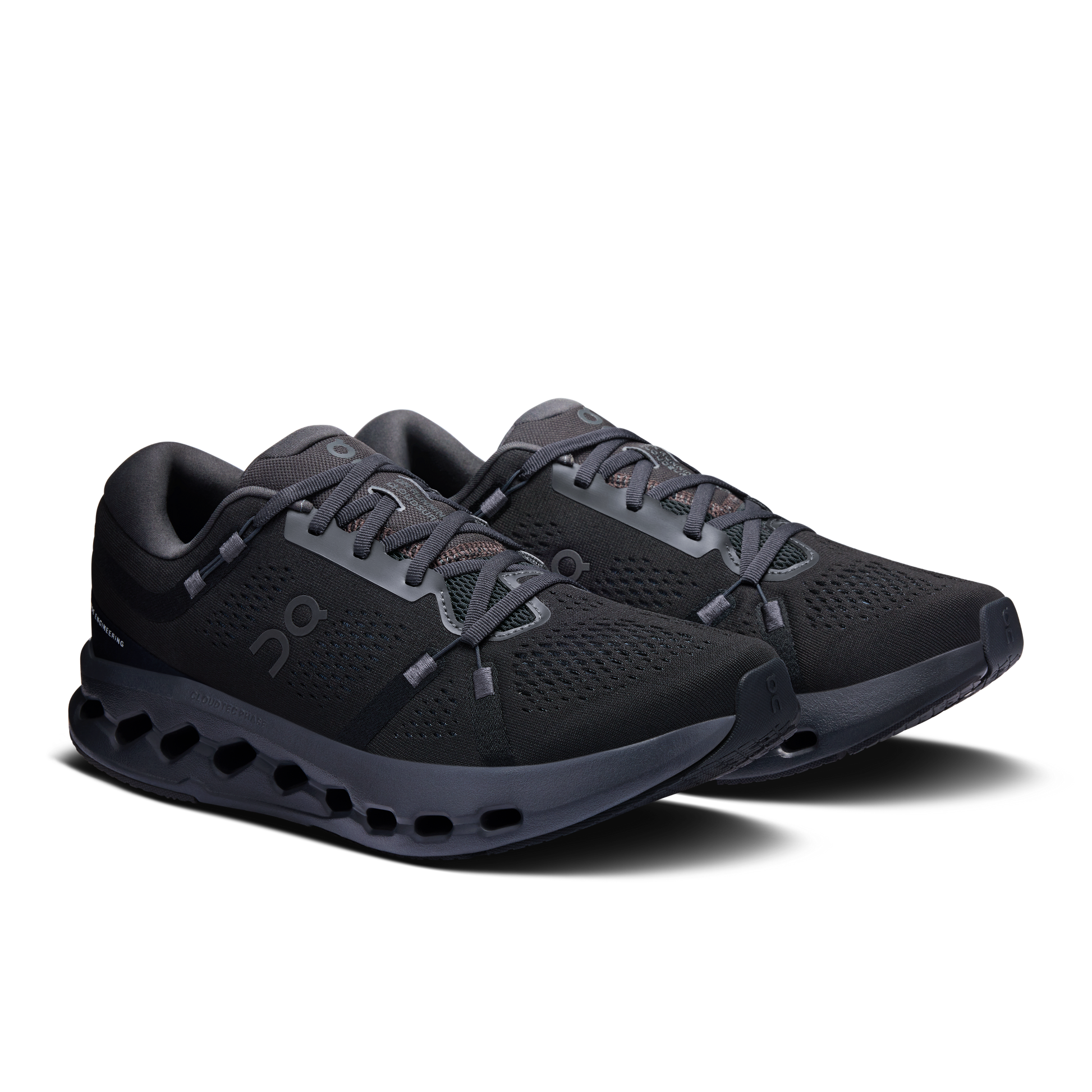 On Running Men's Cloudsurfer 2 Wide Shoes - Black / Black - Shopsportive
