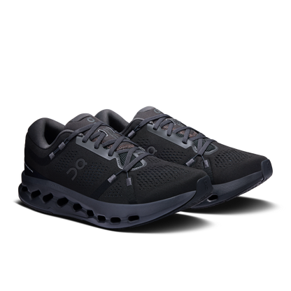 On Running Men's Cloudsurfer 2 Wide Shoes - Black / Black - Shopsportive