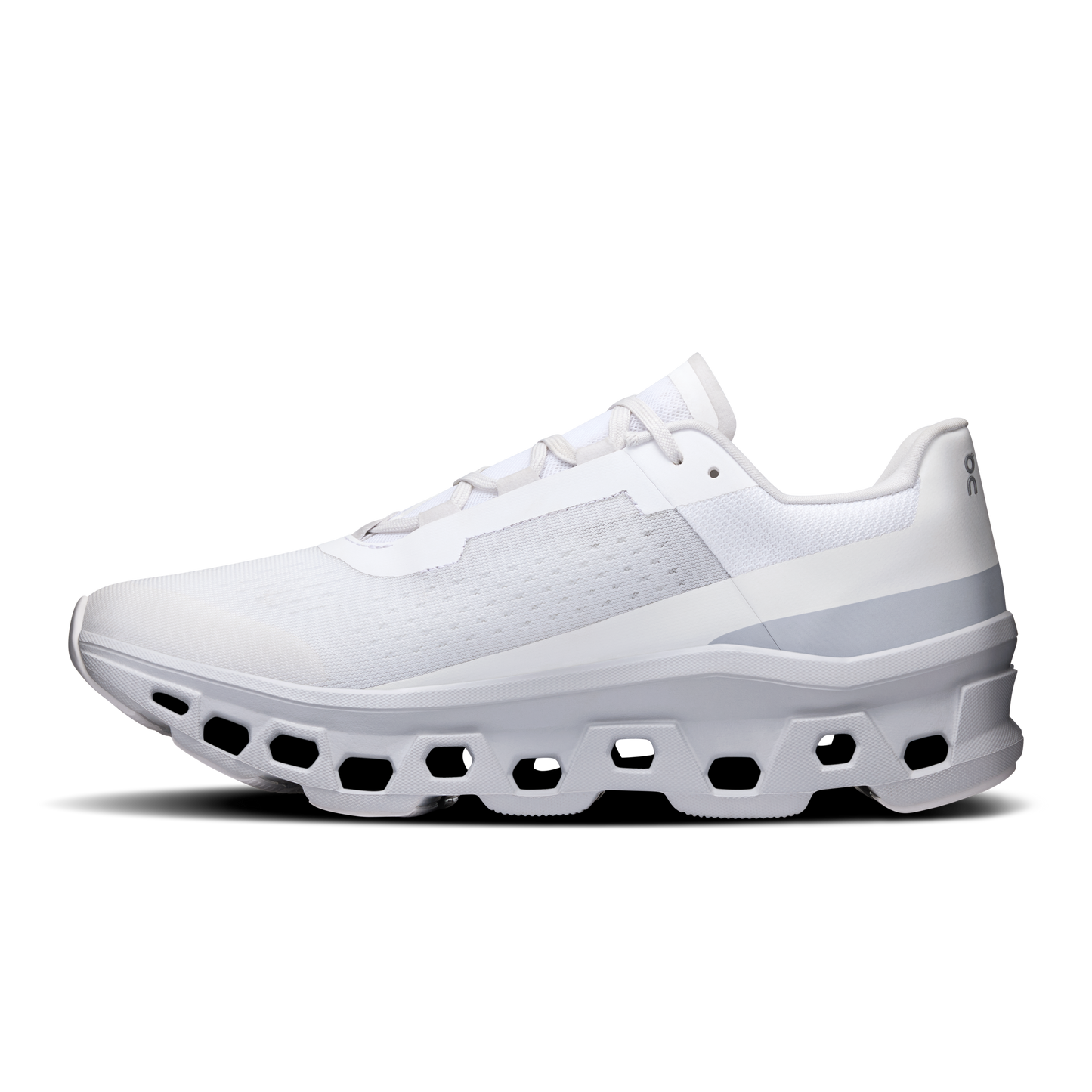 On Running Men's Cloudmonster Shoes - White / Glacier - Shopsportive