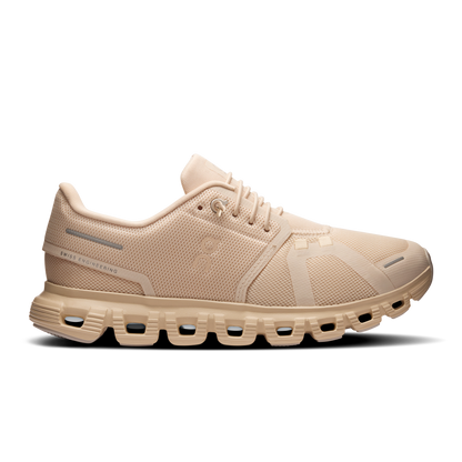 On Running Women's Cloud 6 Shoes - Sand / Sand - Shopsportive