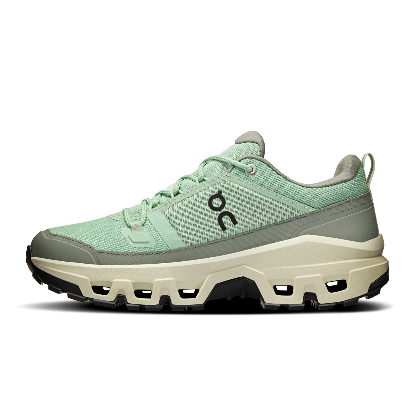 On Running Women's Cloudrock Low Waterproof Shoes - Mineral / Aloe - Shopsportive