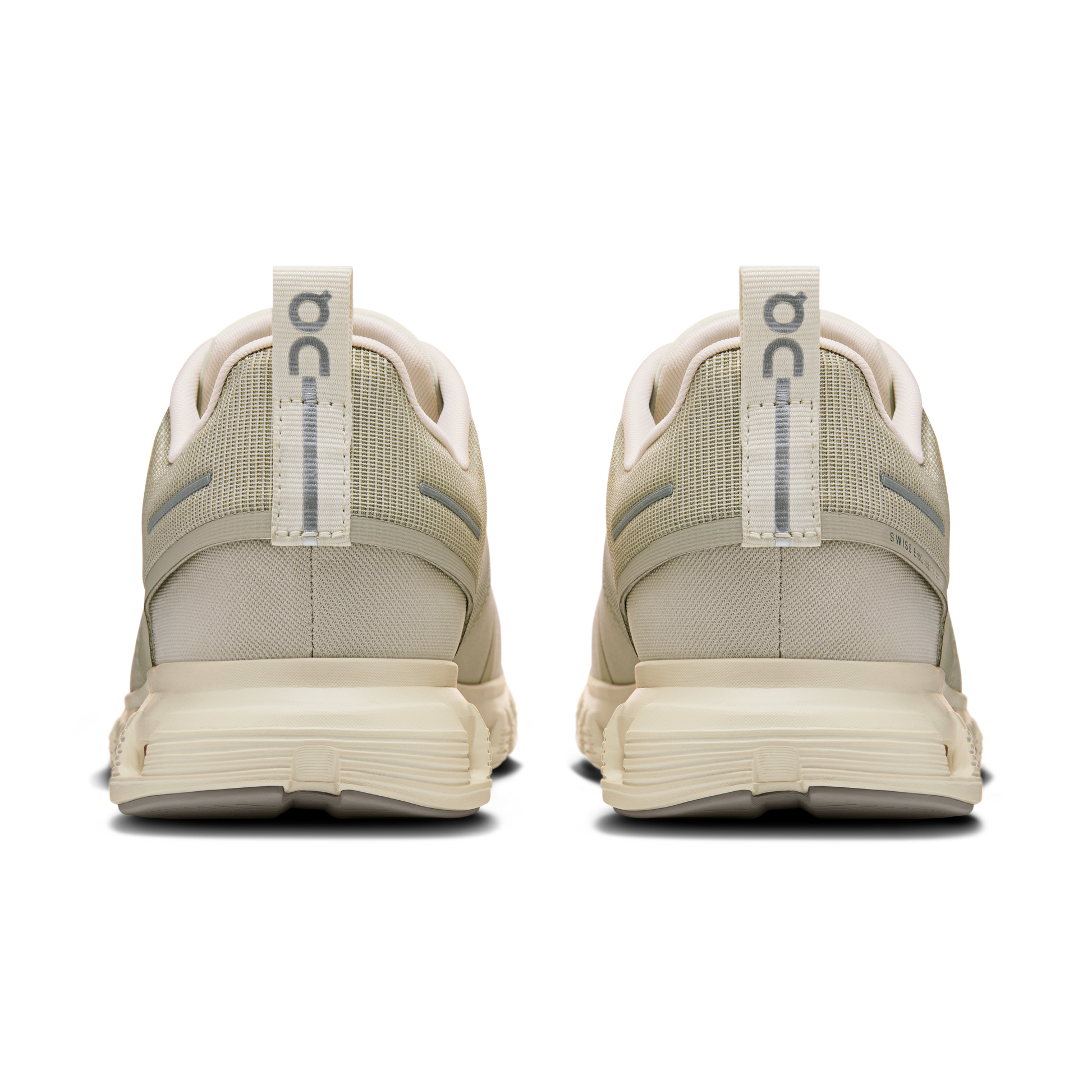 On Running Men's Cloud 6 Waterproof Shoes - Pelican / Ghost - Shopsportive