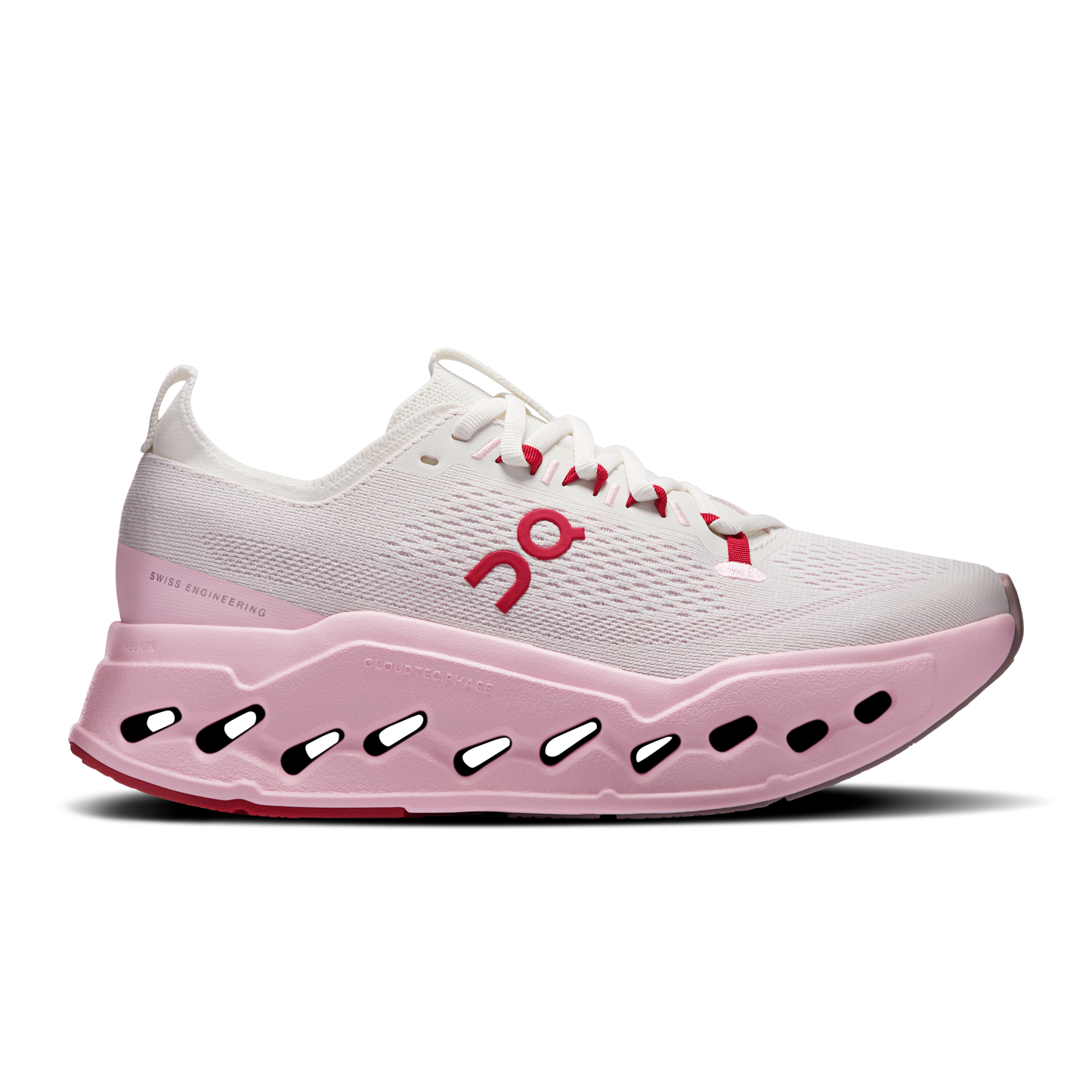 On Running Women's Cloudsurfer Max Shoes - Ivory / Peony - Shopsportive