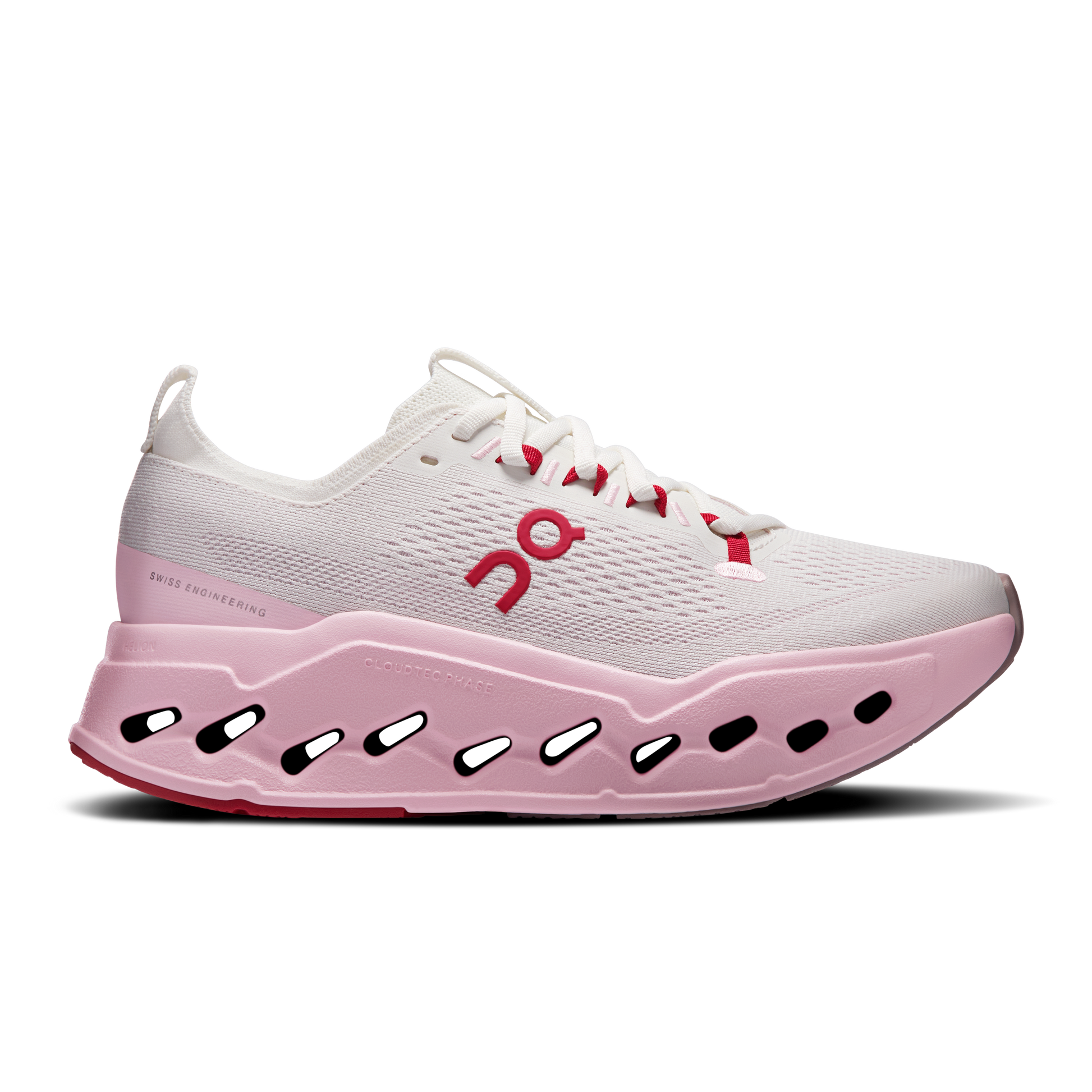 On Running Women's Cloudsurfer Max Shoes - Ivory / Peony - Shopsportive