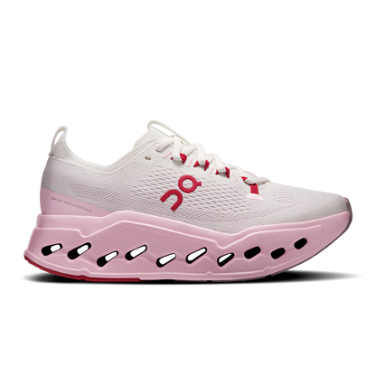 On Running Women's Cloudsurfer Max Shoes - Ivory / Peony - Shopsportive
