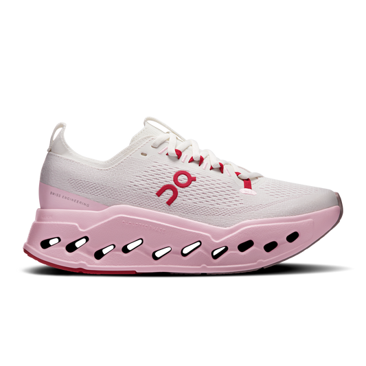 On Running Women's Cloudsurfer Max Shoes - Ivory / Peony - Shopsportive