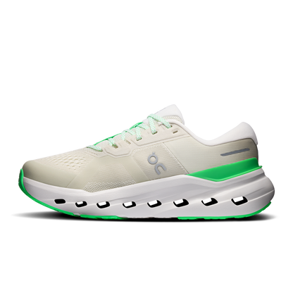 On Running Women's Cloudrunner 3 Wide Shoes - Ghost / Verdite