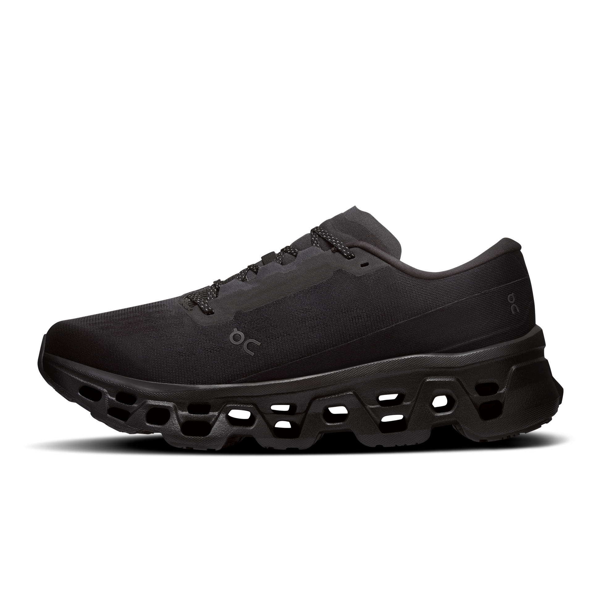 On Running Men's Cloudmonster 3 Wide Shoes - Black / Black - Shopsportive